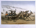 A group of inebriated British and French soldiers in a camel cart, 1855 (c)