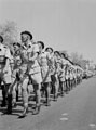 New Zealand troops taking part in the  Empire Day parade, Cairo, 1943