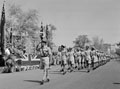 The Indian Contingent marching past a saluting base on Empire Day, Cairo, 1943