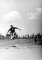 'Derek Hawkins broad jumping', 3rd County of London Yeomanry (Sharpshooters) sports day, Egypt, 1943