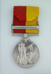 East and Central Africa Medal 1897-99, with clasp, 'Uganda 1897-98', Sepoy Ahmad Khan, 27th (1st Baluch Battalion), Regiment of Bombay Light Infantry