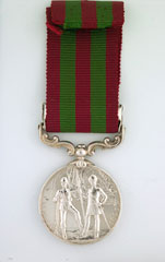 India Medal 1895-1902, with a clasp for 'Relief of Chitral 1895', Sepoy Sahib Khan, Queen's Own Corps of Guides, Punjab Frontier Force