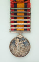 Queen's South Africa Medal 1899-1902, with six clasps, General Sir Cecil Macready
