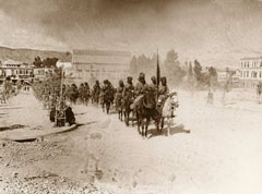 9th Hodson's Horse march through Damascus, 2 October 1918