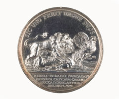 Medal commemorating the Battle of Aughrim, 1691