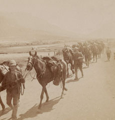 14th Hussars leaving Maitland Camp, South Africa, 1900 (c)