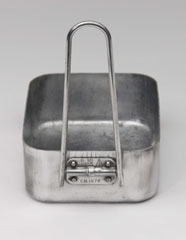 Steel and aluminium mess tin, 1955