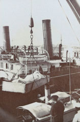 Hospital ship in Malta, 1915