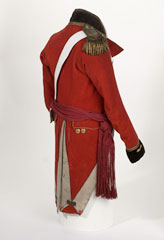 Coatee worn by Captain W Barlow, Writtle Loyal Volunteers, 1812