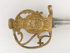 Pattern 1814 Household Cavalry Officer's dress sword used by Captain (later Lieutenant-Colonel) Tyrwhitt Drake, Royal Horse Guards