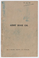 Notebook belonging to Captain Siegfried Sassoon, 1917 (c)