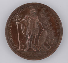 Bronze medal commemorating King William III as Commander-in-Chief, 1697