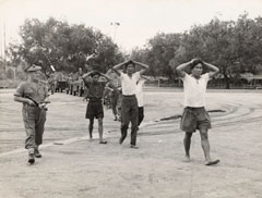 Rebel prisoners, Brunei, December 1962