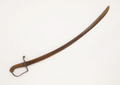 Wooden practice sword, 1796