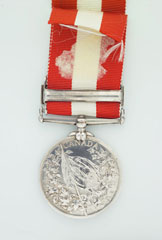 Canada General Service Medal 1866-70 with one clasp, Nicolet Infantry Company