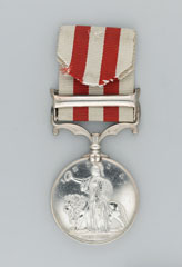 Indian Mutiny Medal 1857-58, with clasp, 'Defence of Lucknow', Sergeant John Ryan VC, 1st Madras European Fusiliers
