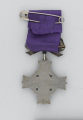 New Zealand Memorial Cross, Sapper P C Petty, New Zealand Engineers.