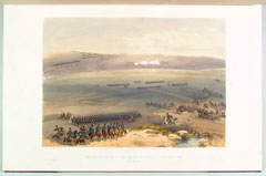 'The Cavalry Affair of the Heights of Bulganak - the First Gun. 19th Sepr 1854'