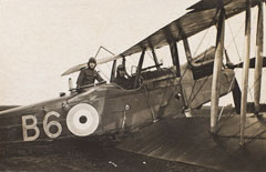 RE8 reconnaissance aircraft with its crew, 1917 (c)