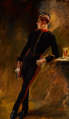 Trooper, Royal Horse Guards, stable dress, 1915