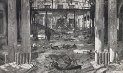 'After the Insurrection - Interior of the General Post Office, Dublin