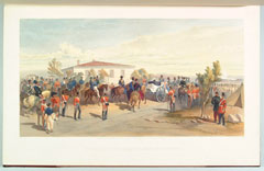 'Funeral Cortege of Lord Raglan leaving Head Quarters', 1856