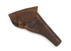 Leather holster for Lancaster .455 in four-barrelled breechloading pistol, 1890 (c)