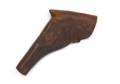 Leather holster for Lancaster .455 in four-barrelled breechloading pistol, 1890 (c)