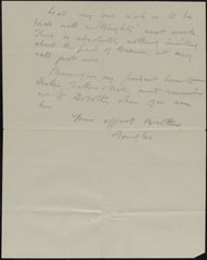 Letter from Second Lieutenant Douglas McKie to his sister Kate in which he wishes for a 'Blighty', 3 April 1917