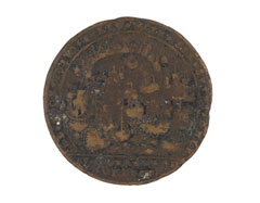 Bronze medallion commemorating the capture of Porto Bello by Admiral Vernon, 1739