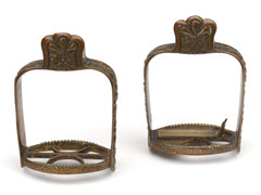Pair of stirrups owned by Henry William Paget, 1st Marquess of Anglesey, 1815 (c)