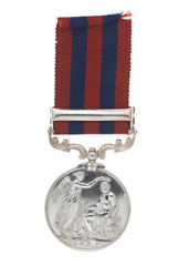 India General Service Medal 1854-95, Major General Joseph White Orchard