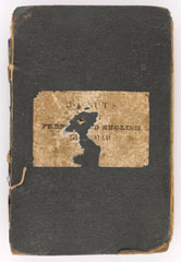 French and English grammar book belonging to Lieutenant Garnet Joseph Wolseley