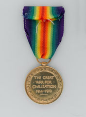 Allied Victory Medal 1914-19, Lieutenant Frank Alexander de Pass, 34th Prince Albert Victor's Own Poona Horse