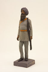 Model of a Sikh soldier of the 15th (Pioneers) Regiment of Punjab Infantry, 1860 (c)
