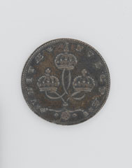 Silver medal commemorating King Charles I of England, 1648