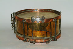Brass side drum, 1903