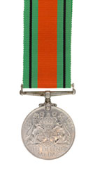 Defence Medal 1939-45, Major Allan Francis Leach Lewis, Royal East Kent Yeomanry