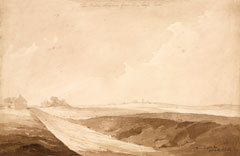 'La Belle Alliance from the high road', Waterloo, 1815