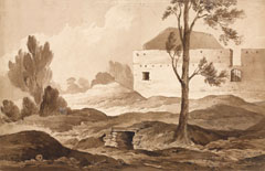 'Farme du Gourman from the Right', Chateau de Hougoumont, 1815