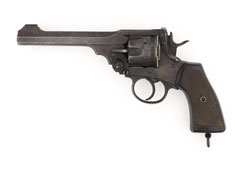 Webley .455 inch Mk VI service revolver, Lieutenant L Waring, Royal Irish Rifles, 1915