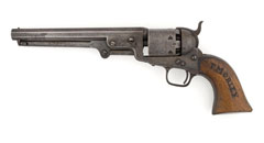 Colt .36 inch percussion revolver, Navy model, 1856 (c)