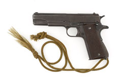 Colt Model 1911 A1 .45 in automatic pistol, Lieutenant-Colonel Augustus Newman VC, The Essex Regiment