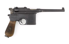 Mauser C96 9 mm self-loading pistol, Export model converted to 9 mm Parabellum