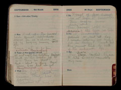 Diary for 1916 kept by Sergeant James Littler, 12th Battalion The King's Royal Rifle Corps