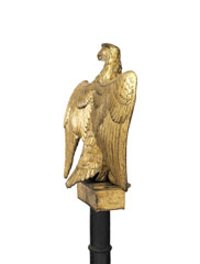 French eagle standard captured at Waterloo, 1815