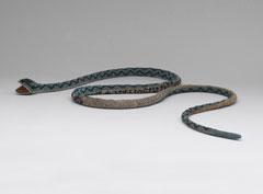 Beadwork snake, probably made by Turkish prisoner of war, 1918