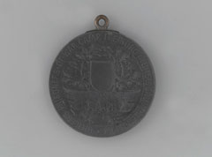 Sports medal for athletics awarded to Lieutenant A Fry, 4th Australian Pioneer Battalion, 1918