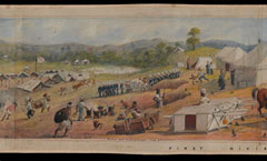 Arrival of Major General Roberts' Force at Bundi in Rajputana, Indian Mutiny, March 1858
