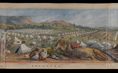 Arrival of Major General Roberts' Force at Bundi in Rajputana, Indian Mutiny, March 1858